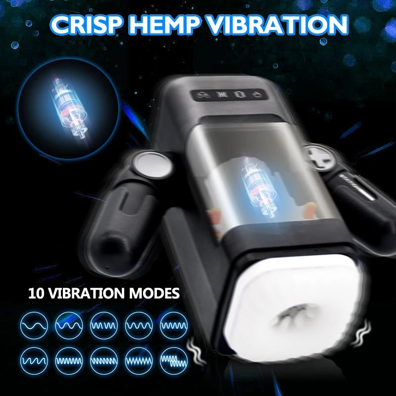 Heseks Automatic Thrusting Vibrating Heating Device for Men