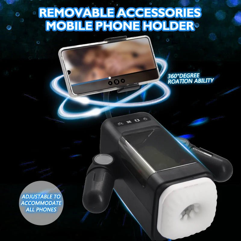 Heseks Automatic Thrusting Vibrating Heating Device for Men