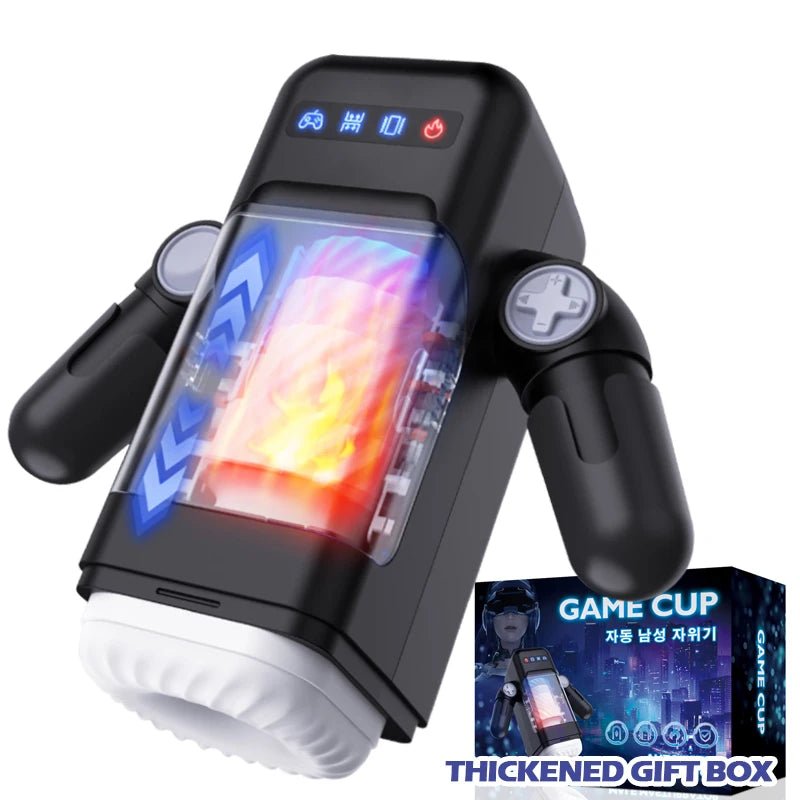Heseks Automatic Thrusting Vibrating Heating Device for Men