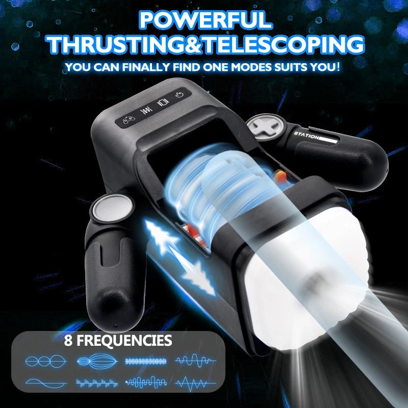 Heseks Automatic Thrusting Vibrating Heating Device for Men