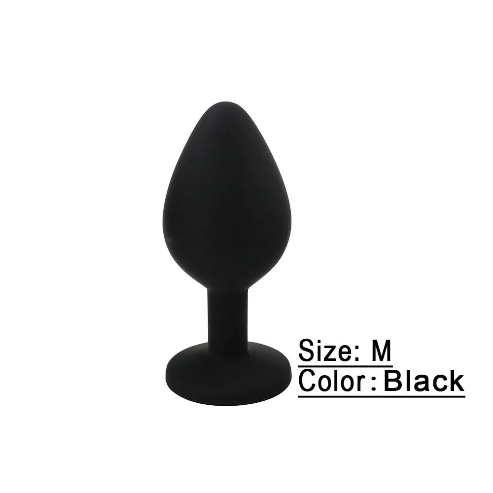 Soft Silicone Butt Plug Men Prostate Massager Toys