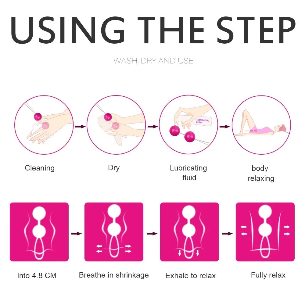 Kegel Exercise Ben Wa Balls for Women's Pelvic Health Enhancement