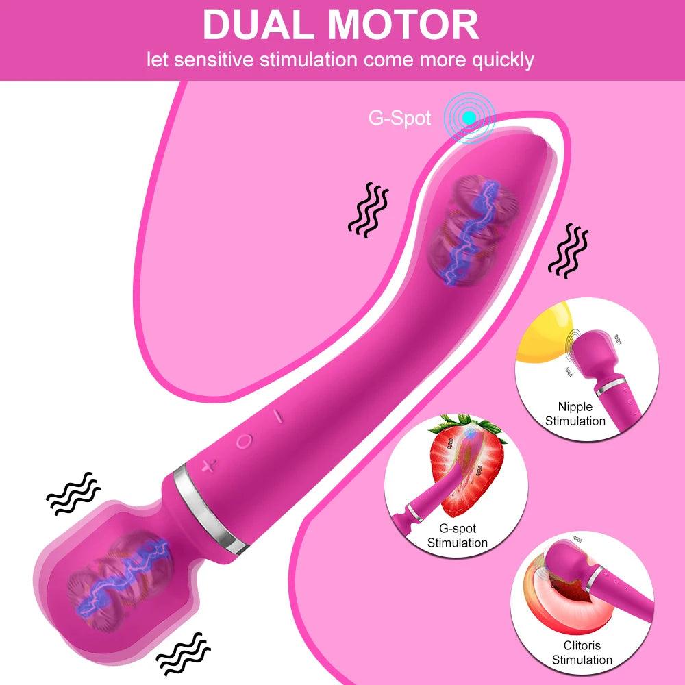 20 Speeds Powerful Dildo Vibrator for Ultimate Pleasure Experience