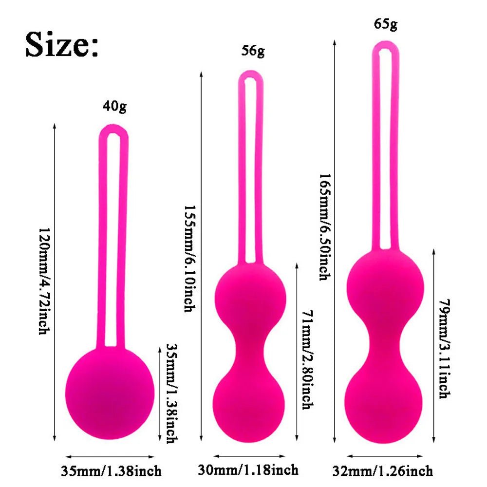 Beads Ball Toys for Women Silicone Kegel Balls for Fitness Fun