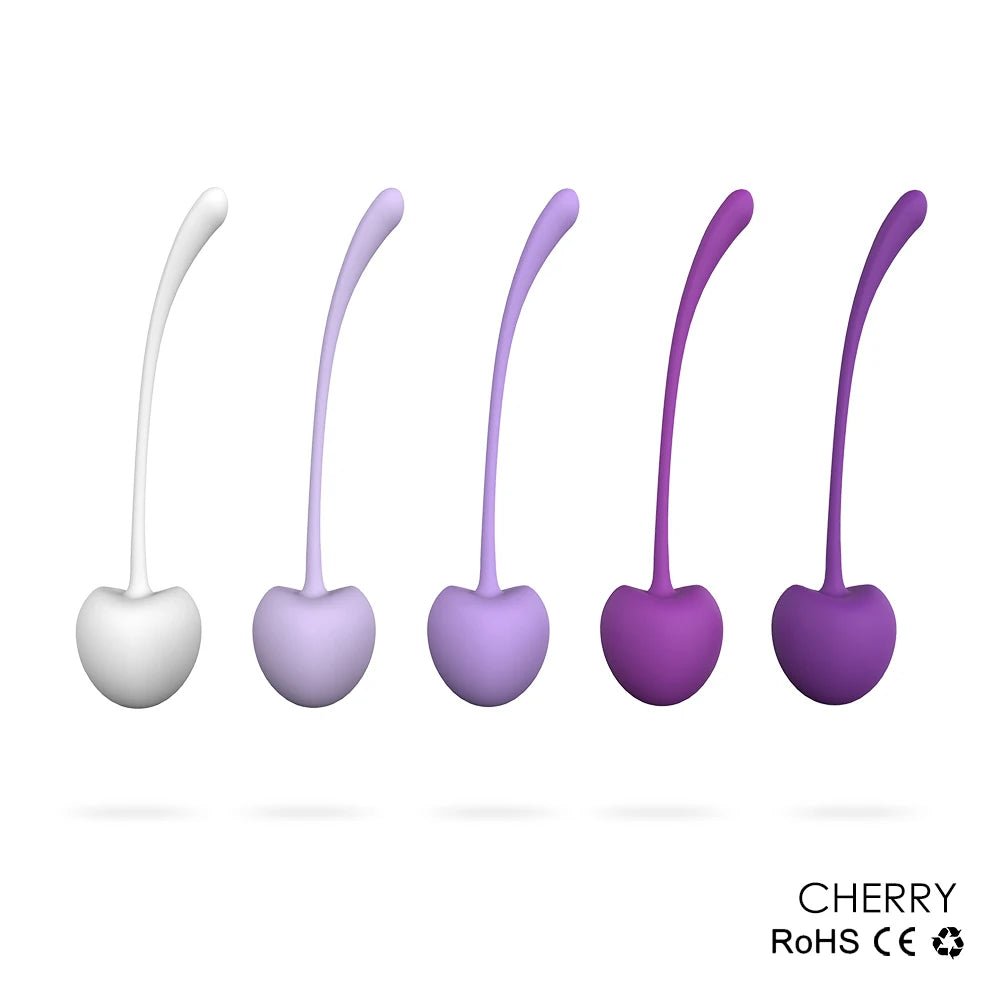 5pcs/set Smart Kegel Balls Tightening Exercise Kit Cherry