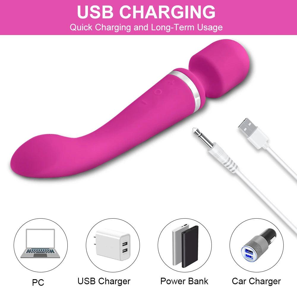20 Speeds Powerful Dildo Vibrator for Ultimate Pleasure Experience