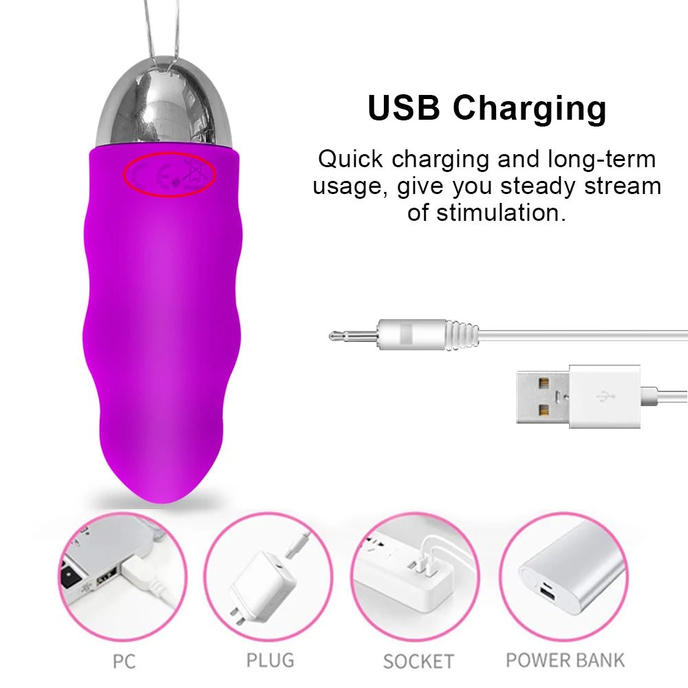 Chinese Silicone Ben Wa Kegel Vibrator Egg for Intimacy Fun