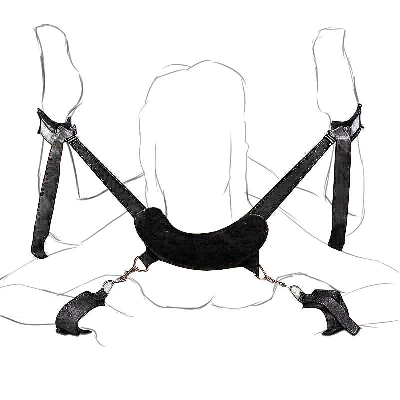BDSM 4pcs Adult Sex Toys Games Handcuffs Bondage Gear Set