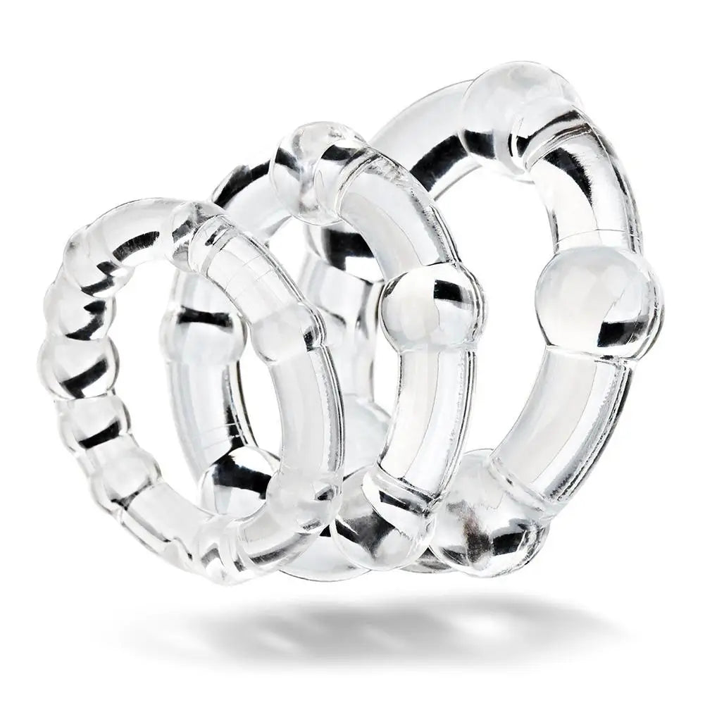 3Pcs Silicone Rings For Delaying Ejaculation Fun Accessory