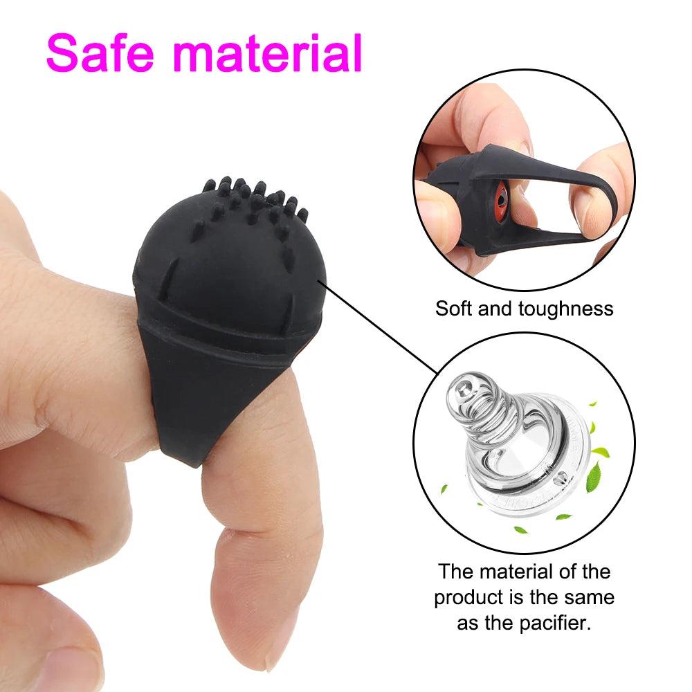 Strapon Fingers Spikes Vibrator Til Damer