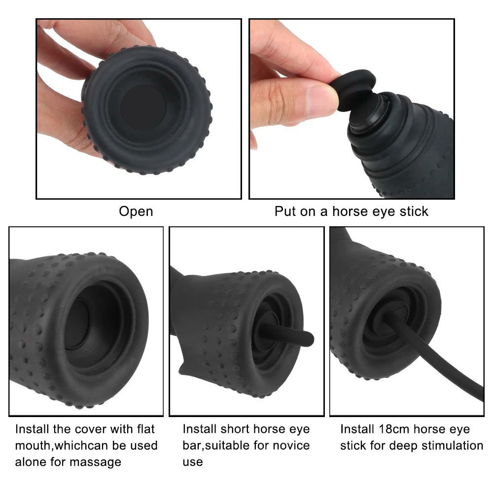 Urethral Sounding Plug Pump Vibrators For Men 55 Characters