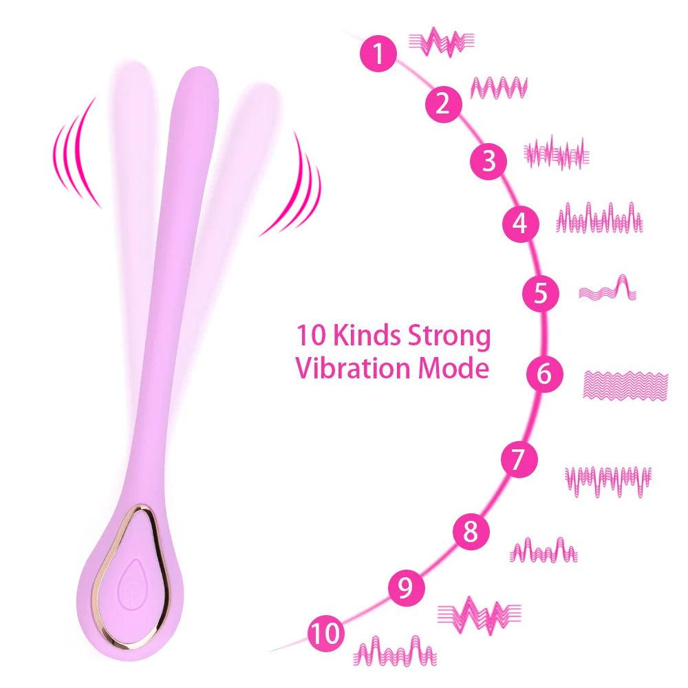 13cm Short Slim Vibrators For Women - Compact Pleasure Tool
