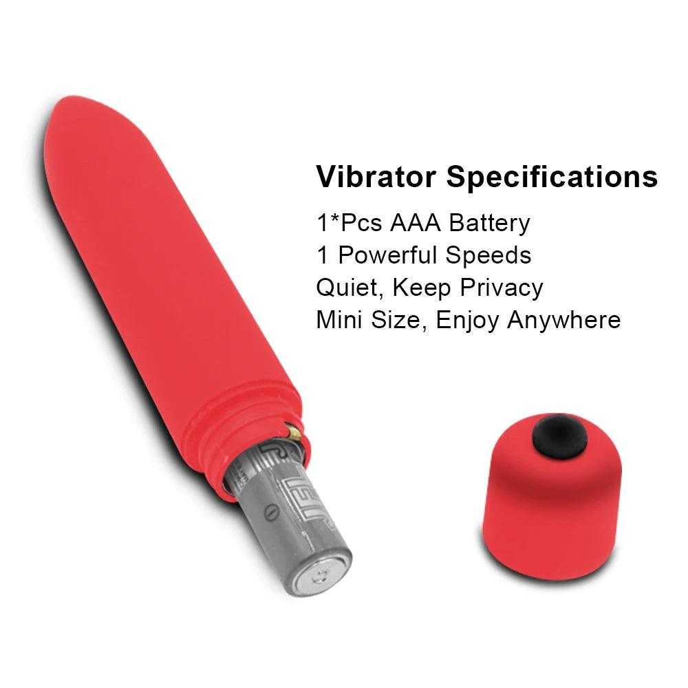 10 Speeds Mini Bullet Vibrator Massager for Ultimate Enjoyment