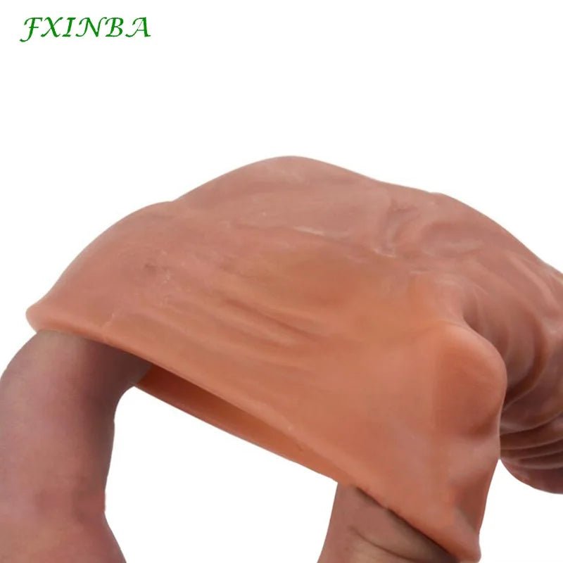 FXINBA New Realistic Extender Sleeve For Delay Enhancement