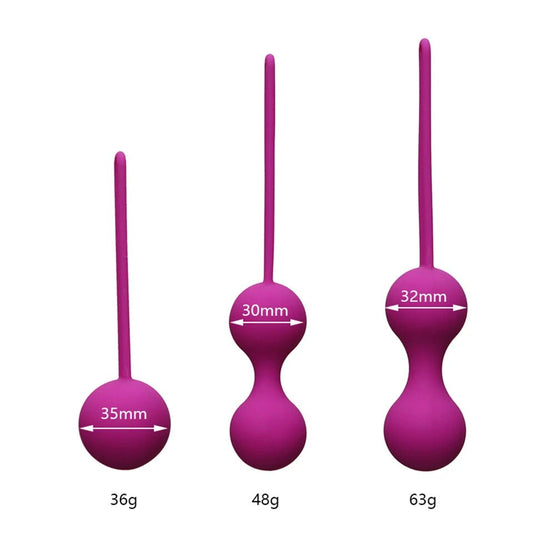 Kegel Balls Safe Silicone Smart Ball Vibrator for Women Premium