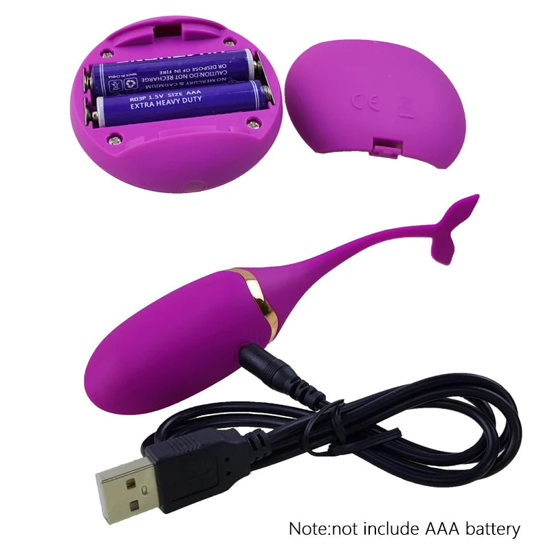 Thierry Wireless Remote Control Silicone Bullet Egg Vibrators for Pleasure