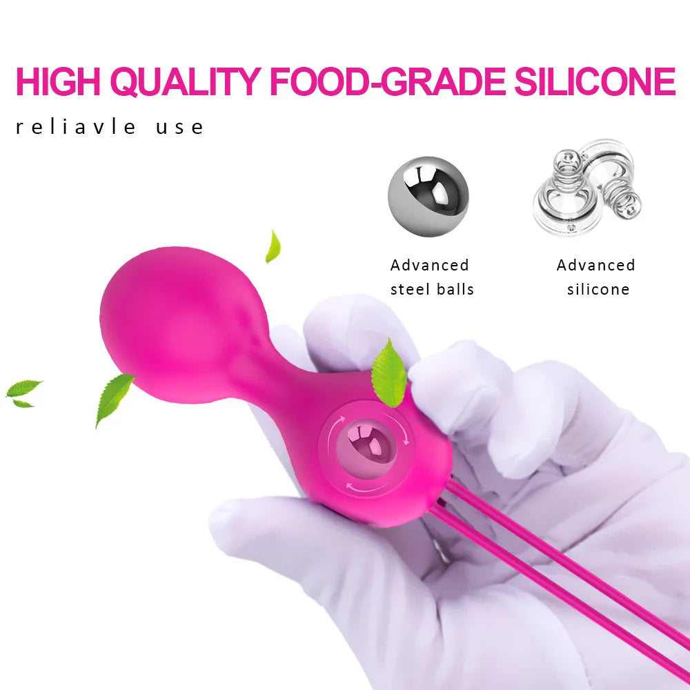 2 Pcs Silicone Kegel Ben Wa Ball Set for Pelvic Strengthening