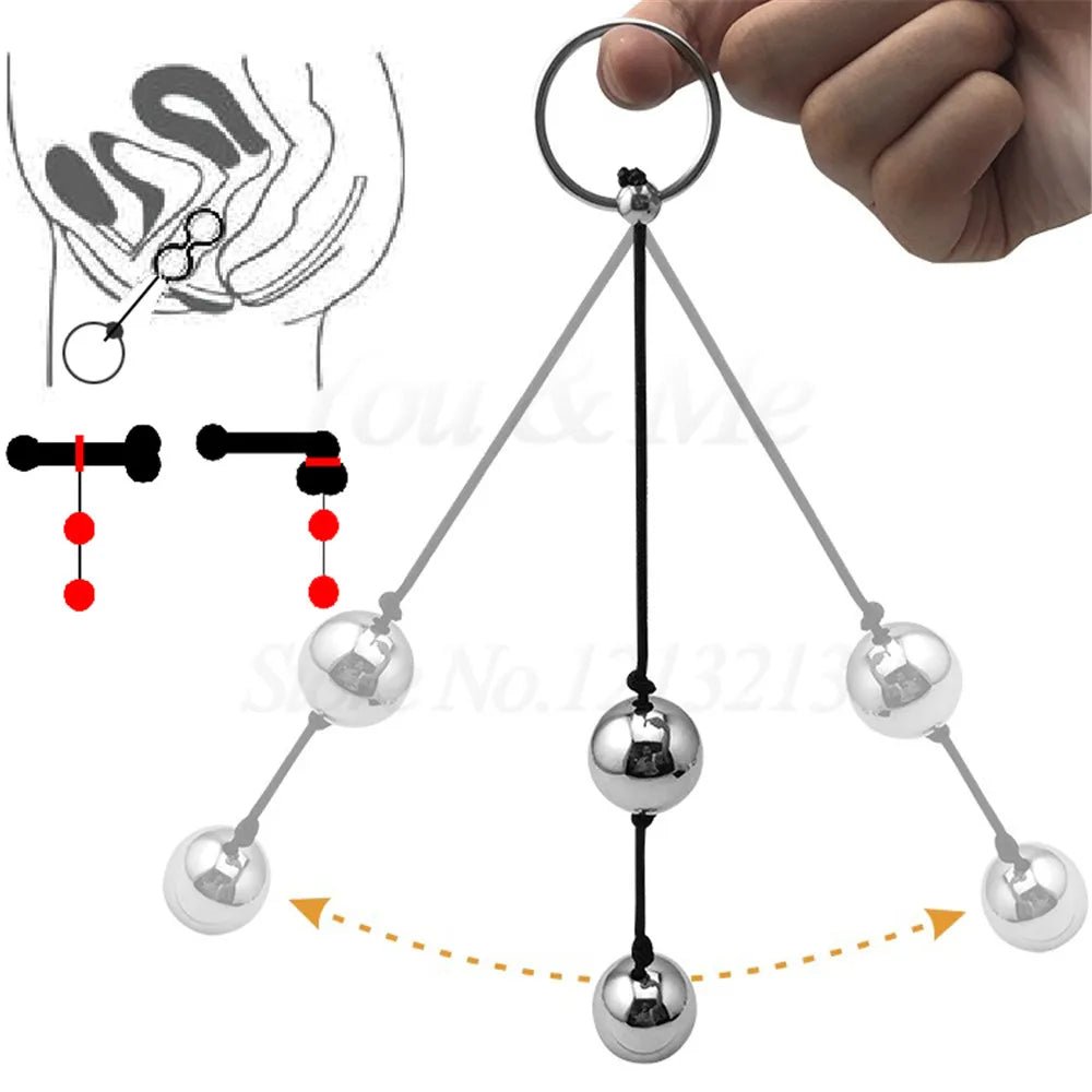 Stainless Steel Kegel Ball Exercise Muscle Trainer for Fitness