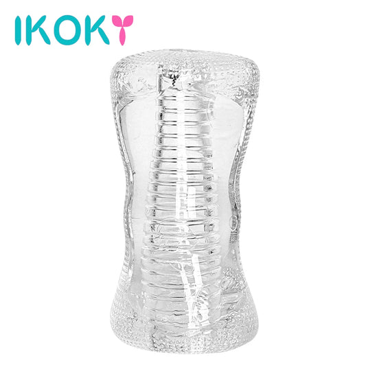 13cm Male Pleasure Device Transparent Jelly Realistic Toy