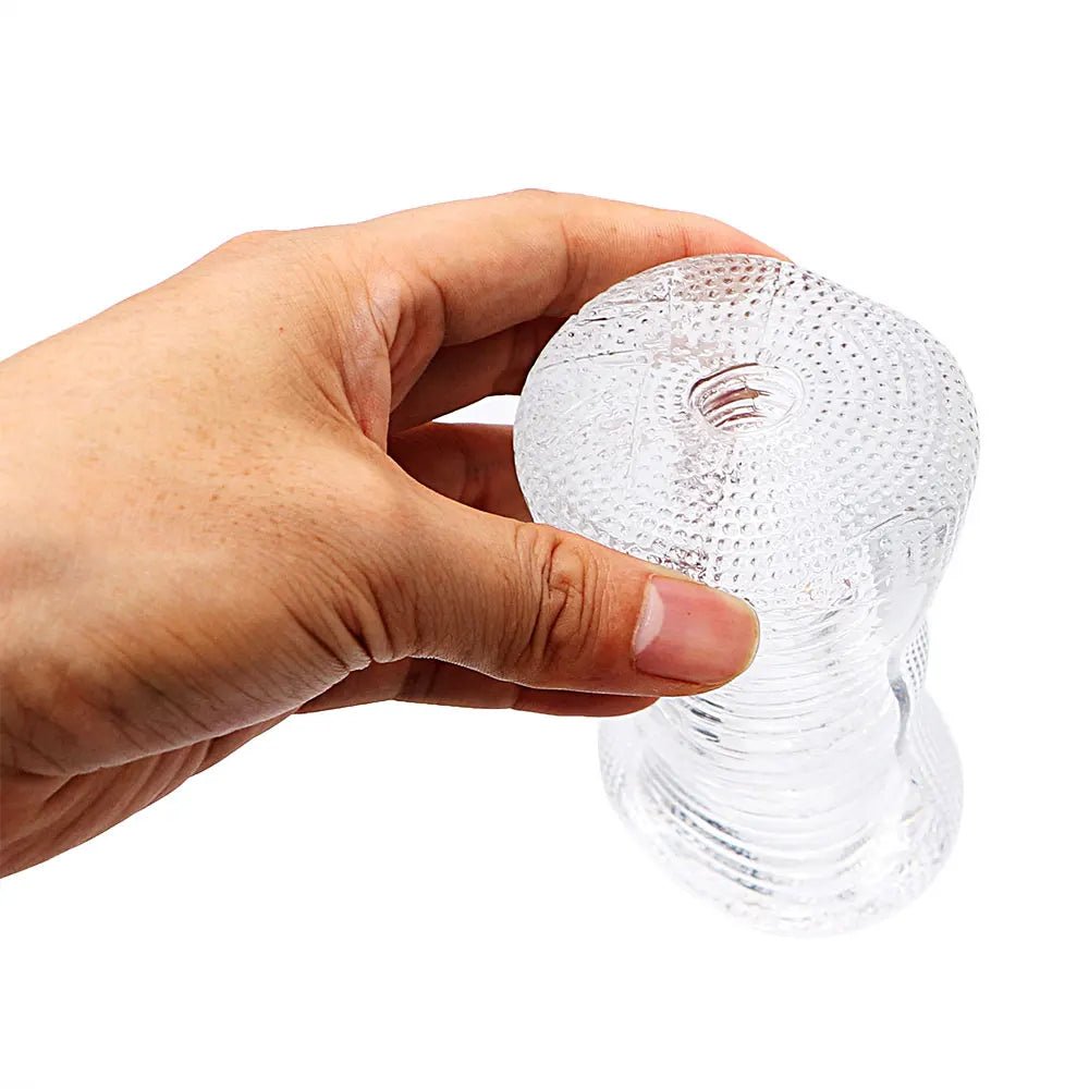 13cm Male Pleasure Device Transparent Jelly Realistic Toy