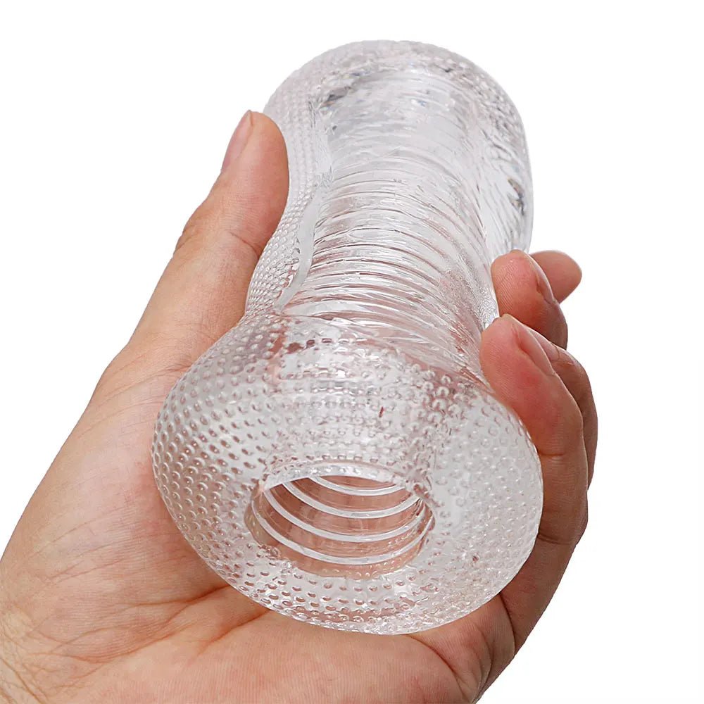 13cm Male Pleasure Device Transparent Jelly Realistic Toy