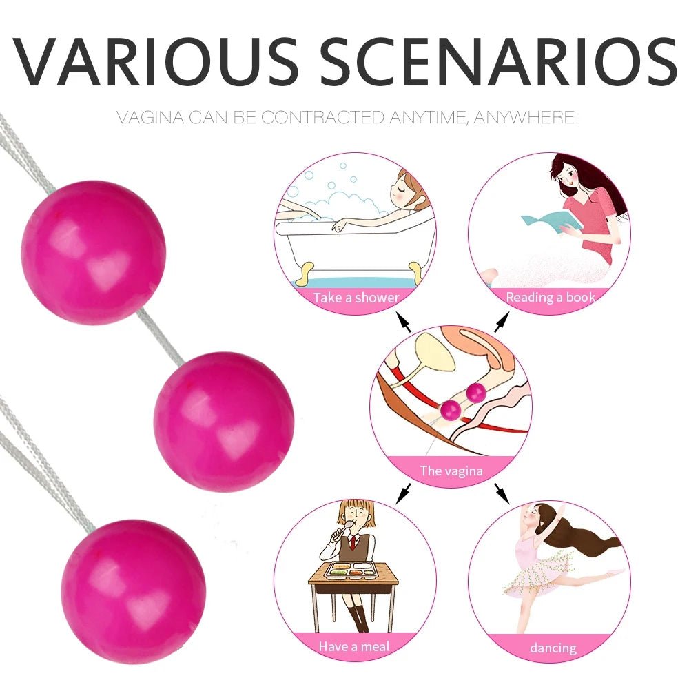 Kegel Exercise Ben Wa Balls for Women's Pelvic Health Enhancement