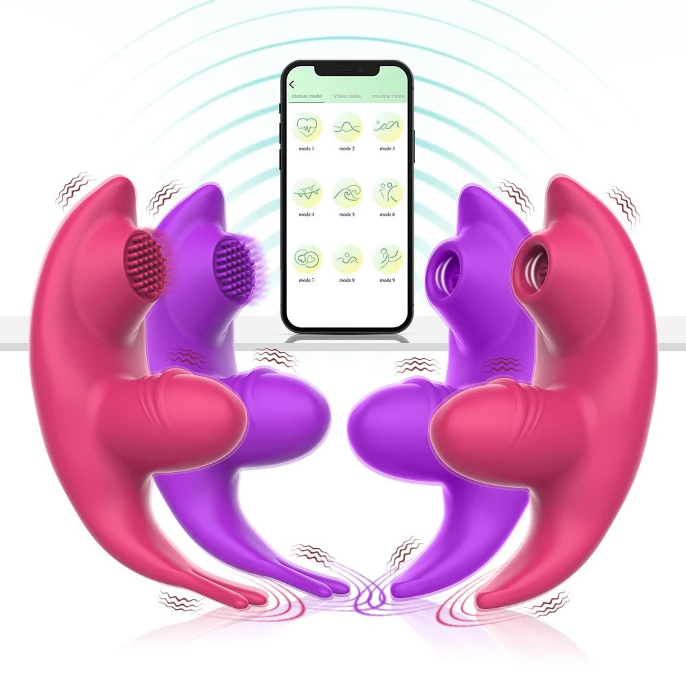 Couples Suctioning Vibrator from Sexshop Sext Shop for Pleasure