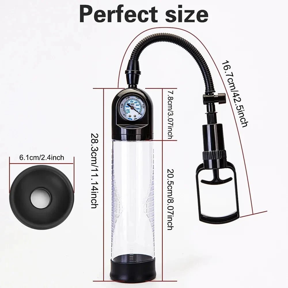 Electric Pump for Men Male Enhancement Ring Device