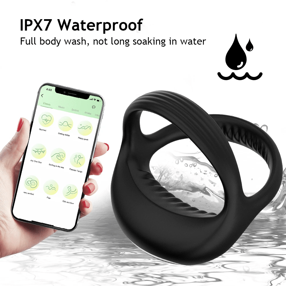 Vibrating Ring for Men Silicone Rings for Stronger Erection