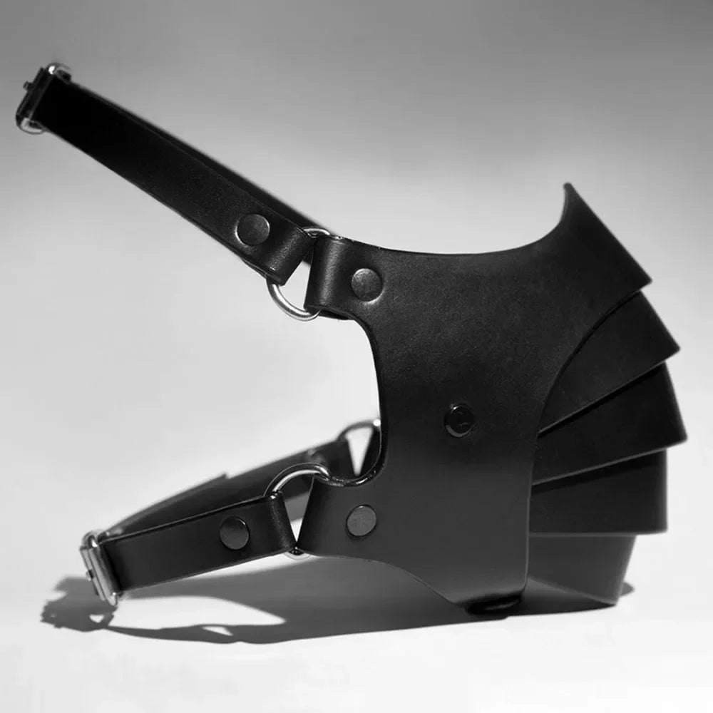 Bdsm Mask Punk Leather Motorcycle Face Mask for Men