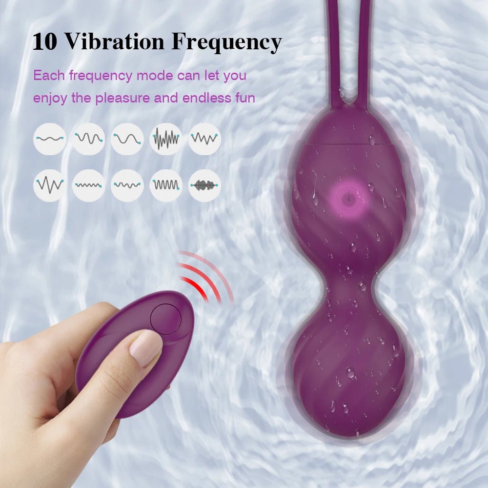 10 Speed Kegel Ball Remote Control Vibrating Egg Device