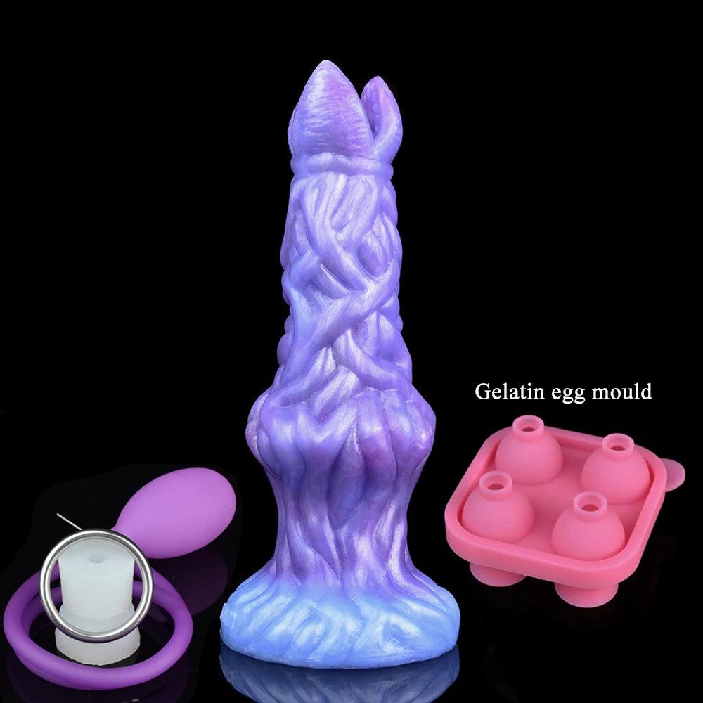 COLMISS Silikone Pneumatisk Ovipositor Dildo