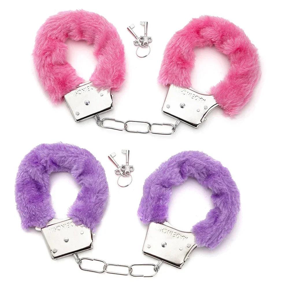 Erotic Accessories Sex Toys 2pc BDSM Bondage Handcuffs Set