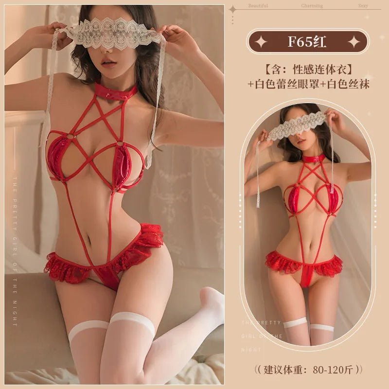 Bodysuit Fun Lingerie Sexy Provocative Jumpsuit for Women