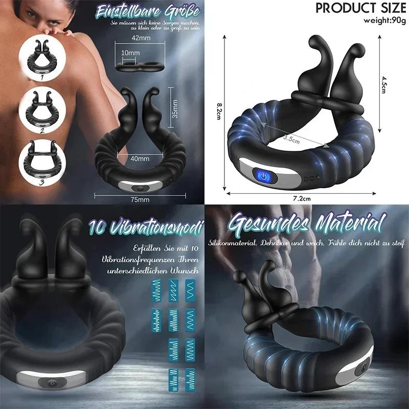 Sexual Desire Rings For Urethral Vibe Toys Enhanced Pleasure