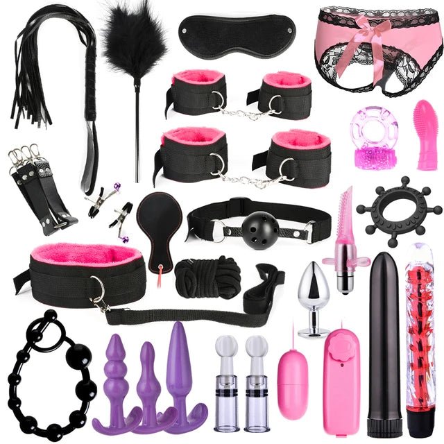 BDSM Love Set Bondage Kits Adult Toys for Women Pleasure
