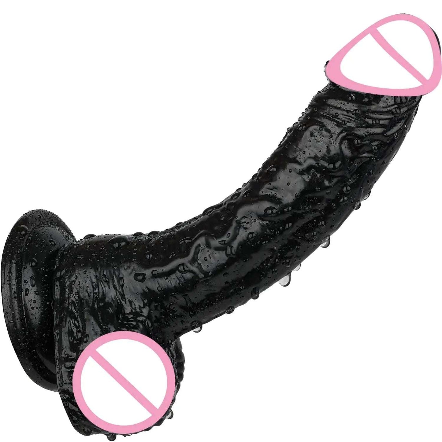 7.1 Inch Realistic Dildo Feels Like Skin Body-Safe Material G Spot Stimulator Dildos with Strong Suction Cup Sex Toys for Women