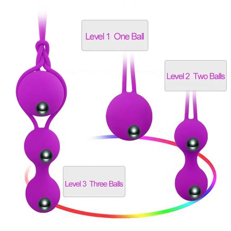 Safe Silicone Balls Vibrators for Women Kegel Health Toys