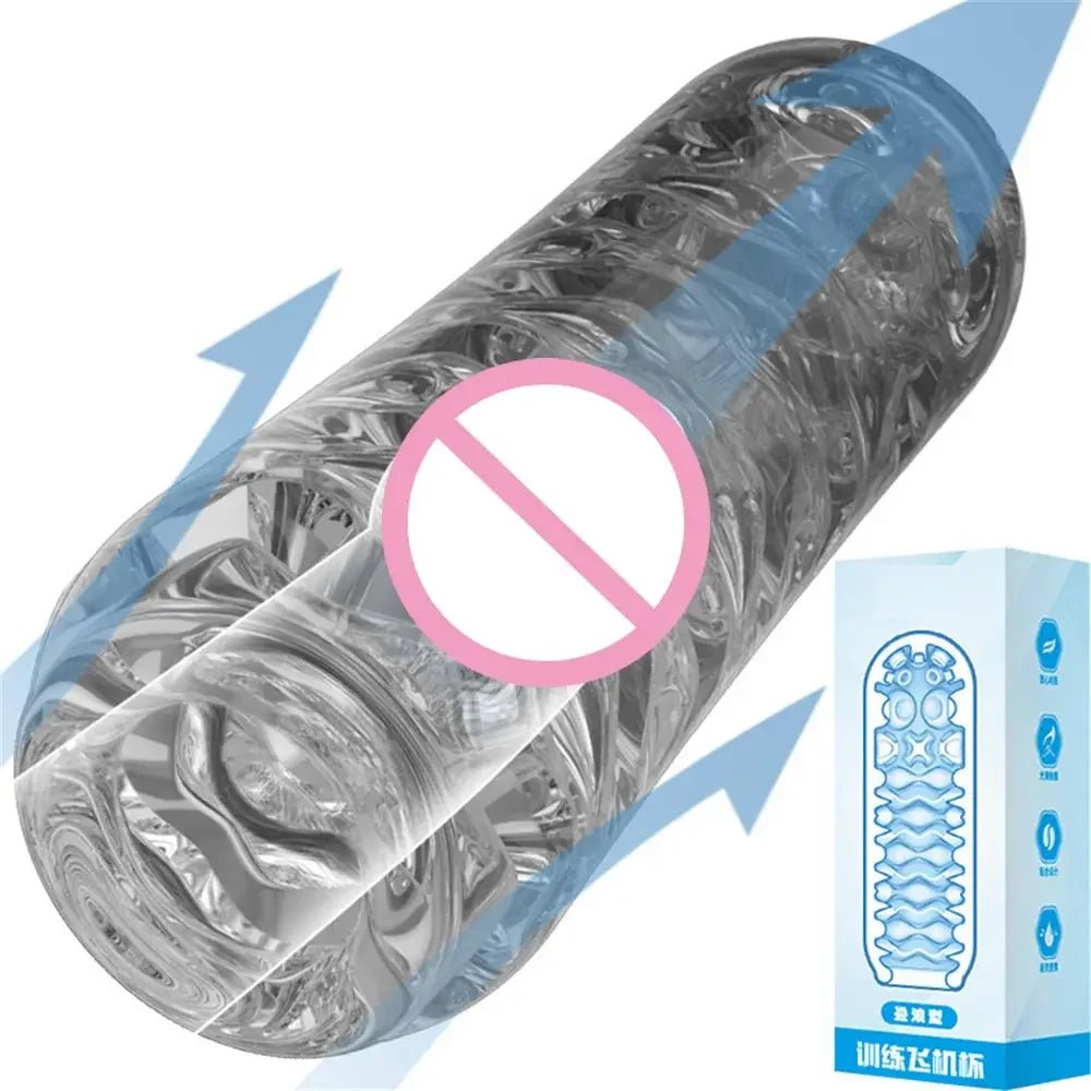 Phalus Blowjob Imitation Mouth For Men 4D Vibrator Experience