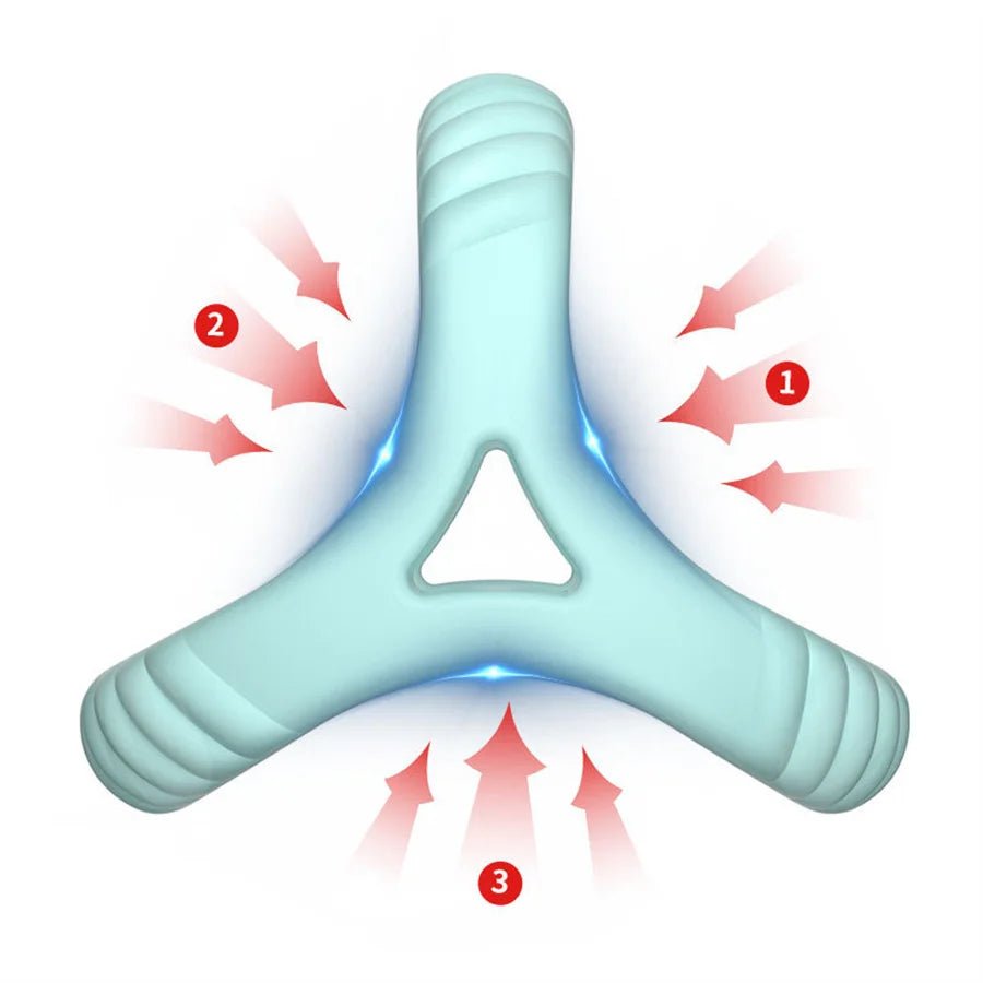 3 Holes Reusable Semen Lock Ring For Males Comfort