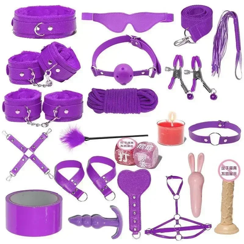 20Pcs BDSM Set Sex Toys for Couples Bondage Kit Fun