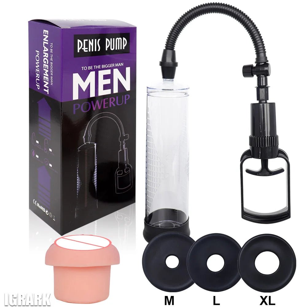 Male Vacuum Pump Increase Length Enhancement 18 Plus Device