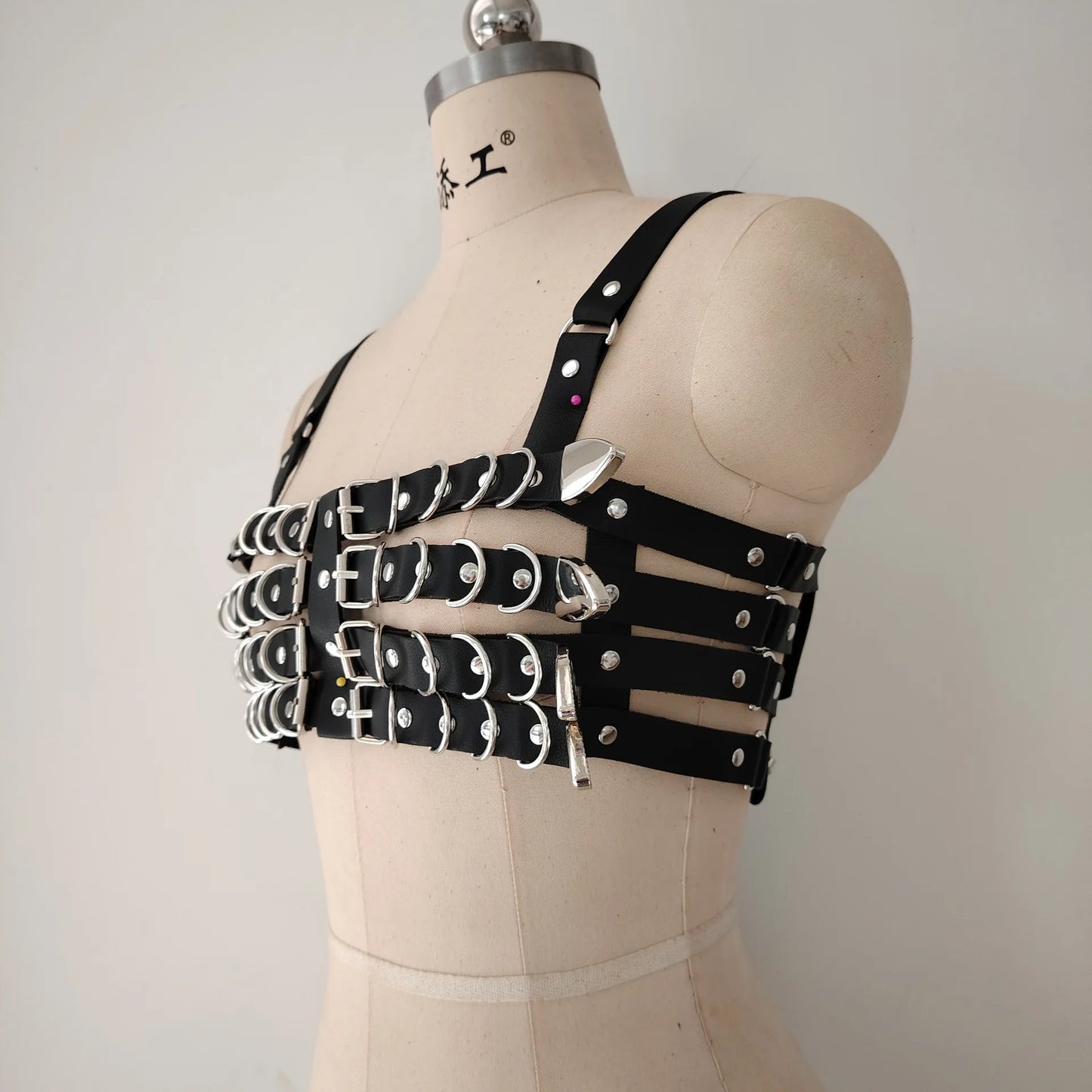 Halloween Goth Leather Garter Belt Bondage Punk Body Harness