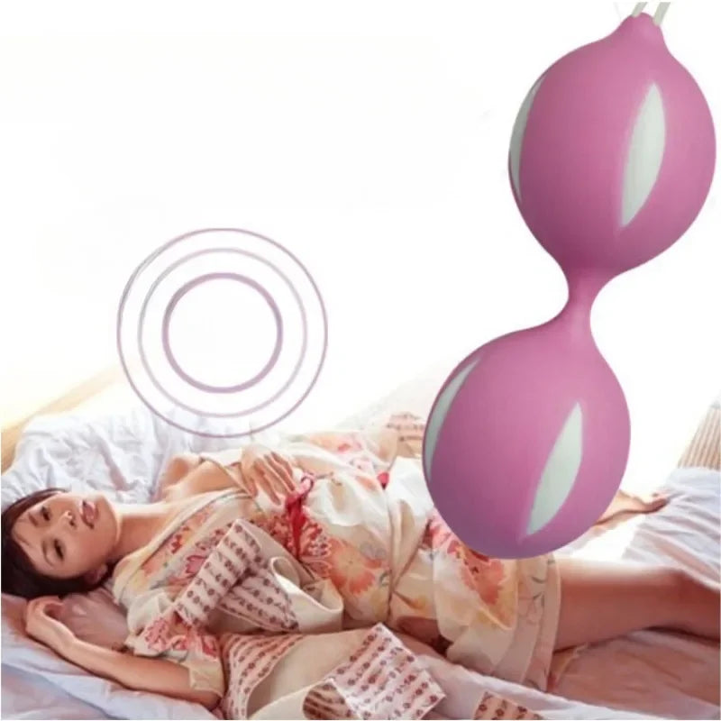Ben Wa Balls Weighted Kegel Vibrator for Pelvic Floor Strengthening