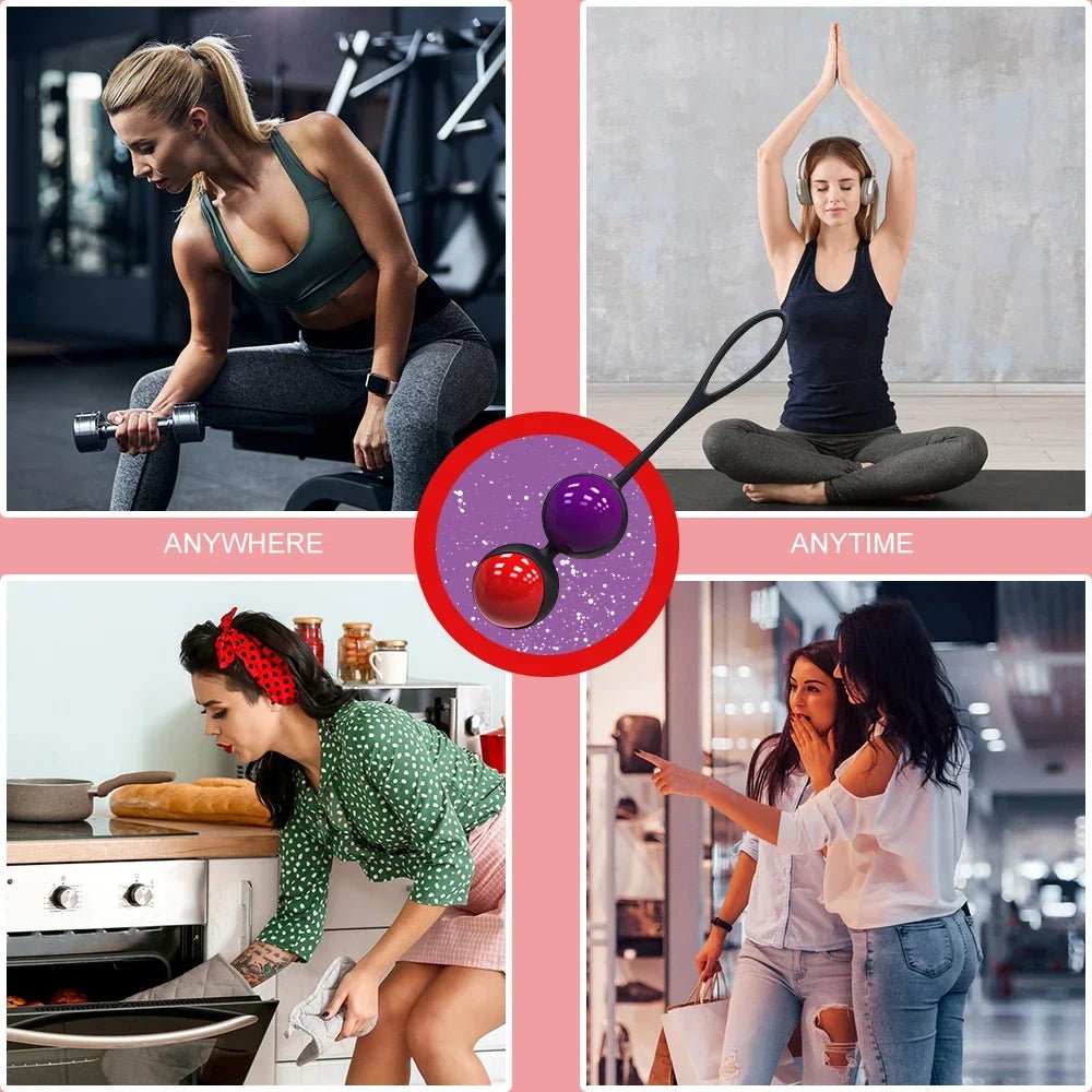 Kegel Balls For Women Tighten Exercise Trainer for Pelvic Health
