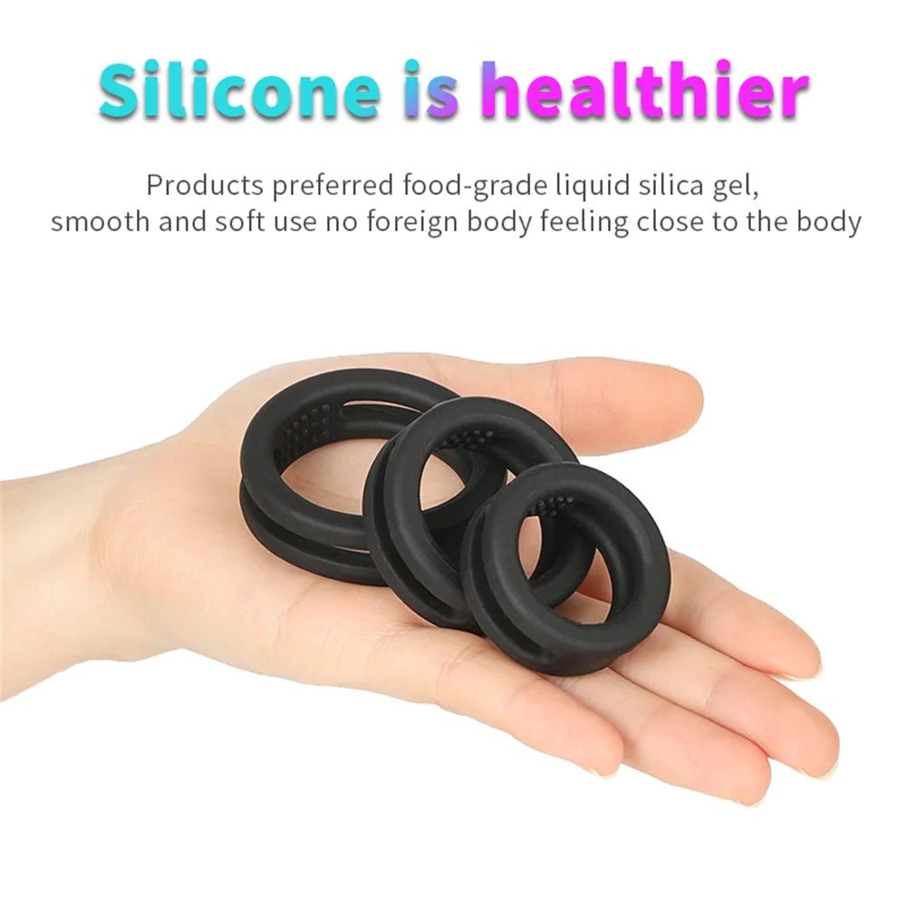 Silicone Ring Delay Ejaculation Stronger Erection Aid