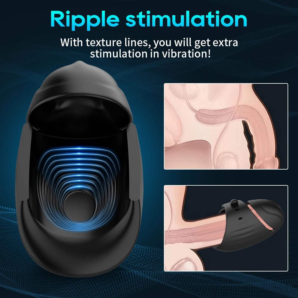Men's Pleasure Training Vibrator APP Long Distance Control Device