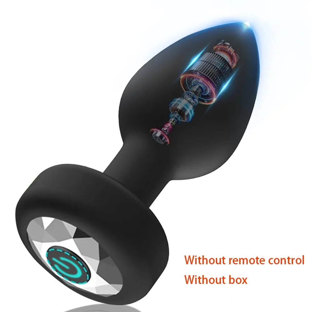 Plug Vibrator 10 Speeds Butt Plug Prostate Massager