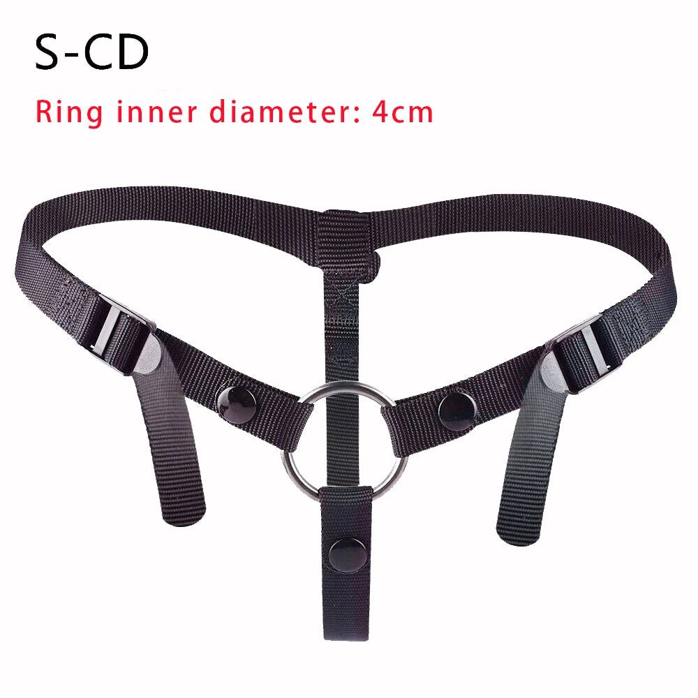 QKKQ Adjustable Belt Harness For Dildos Strap-On Toy