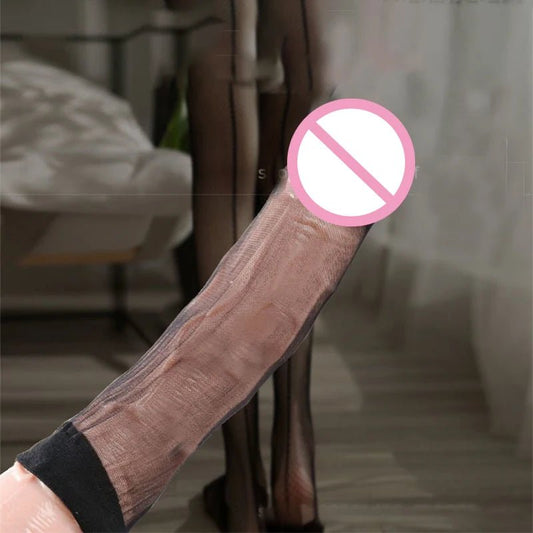 Stocking Fetish Sleeve Elastic Condom Toys for Enhanced Pleasure
